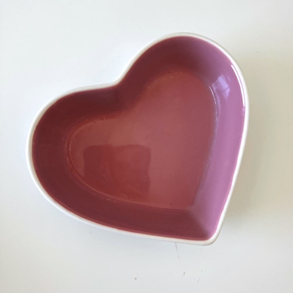 Heart trinket dish catch all